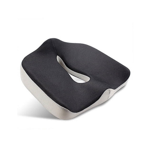 Cojín de asiento, Cojines para sillas de oficina, Cojín para asiento de automóvil, Cojín antideslizante para silla de alivio de ciática y espalda, Silla de ruedas, Conducción