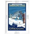 thumbnail image 5 of Art.com Timberline Lodge, Mt. Hood, Oregon Art Print by Lantern Press, White Frame Wall Art, 17" x 23", 5 of 5
