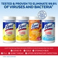 thumbnail image 2 of Lysol Disinfectant Wipes Bundle, Multi-Surface Antibacterial Cleaning Wipes, contains x2 Lemon & Lim Blossom, Crisp Linen, Mango & Hibiscus, Pack of 4 C31, 2 of 3