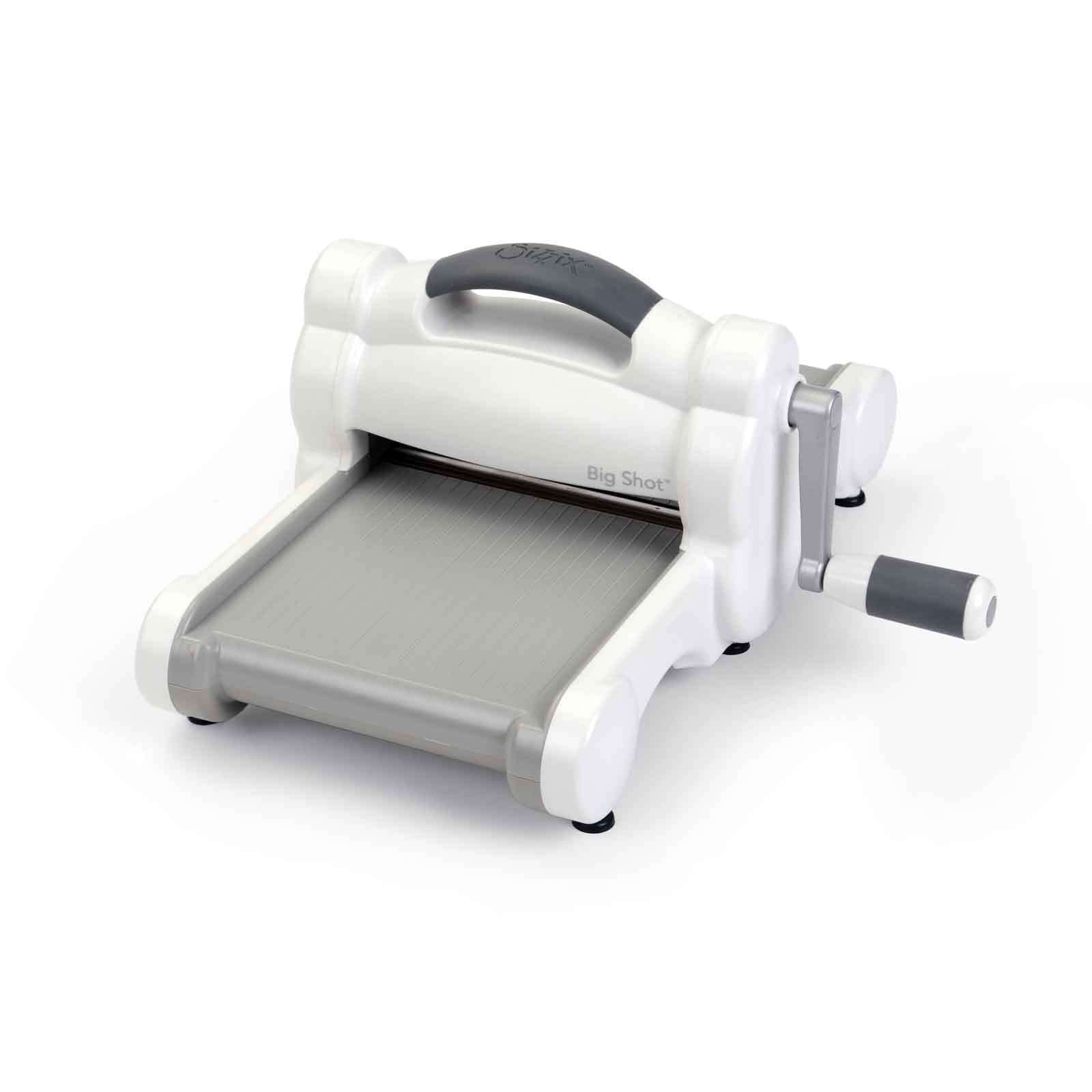 Sizzix Texture Boutique Embossing Machine Gray & White - Walmart.com