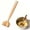 Yellow, variant on Bxaolu Teak Wooden Meat Chopper, Ground Beef Masher, Chicken Shredder and Meat Chopper, Hamburger Smasher Tool, 9 Inches Tool for Kitchen, Safe for Nonstick Cookware