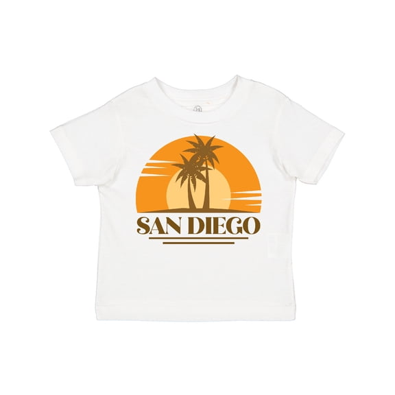 Inktastic San Diego California Retro Sunset Boys or Girls Toddler T-Shirt