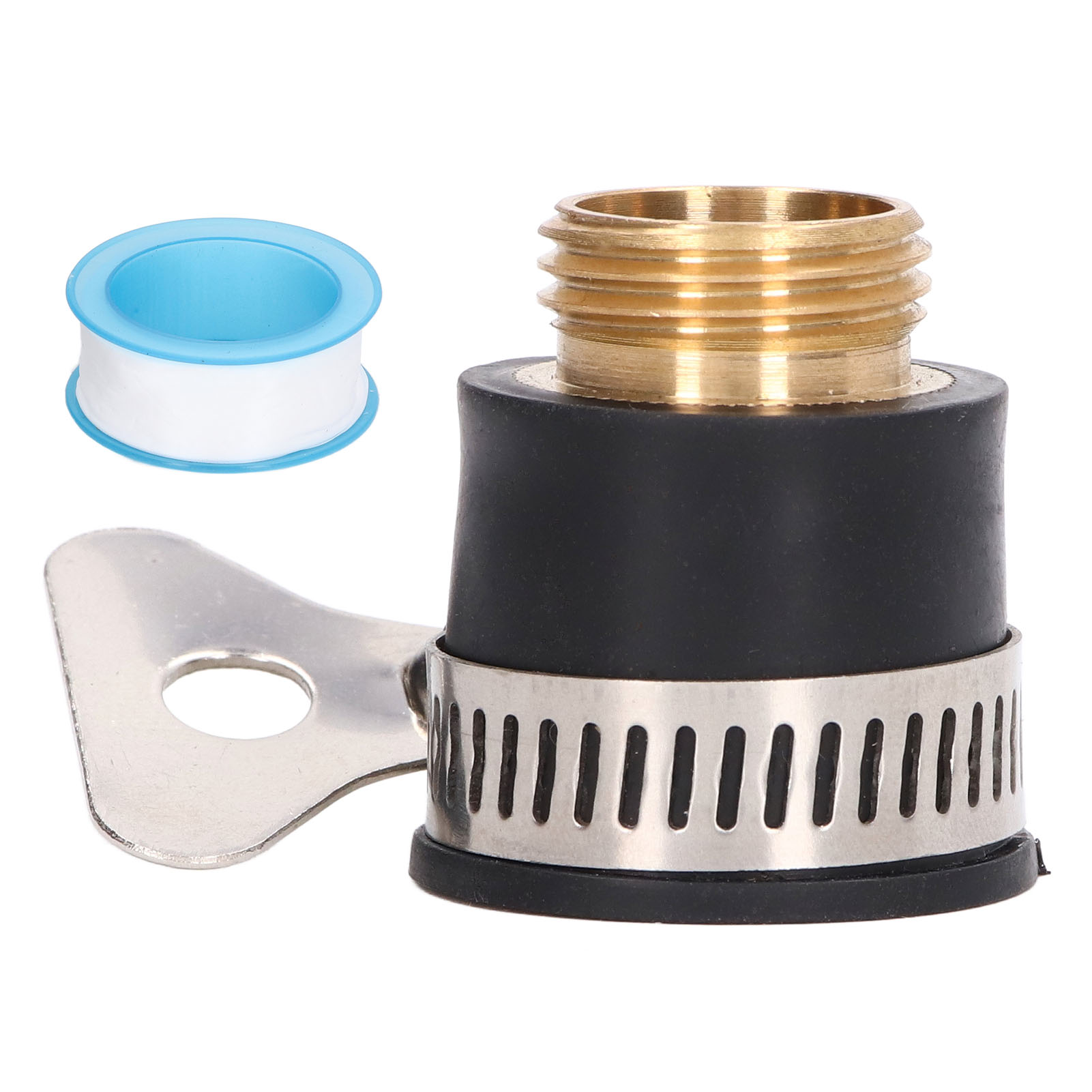 FAGINEY Faucet Tap Connector Adapter Universal Garden Kitchen Water Hose Pipe Quick Joint 1/2in,Water Hose Tap Faucet Connector Adapter,Universal Tap Connector Adapter - image 4 of 8