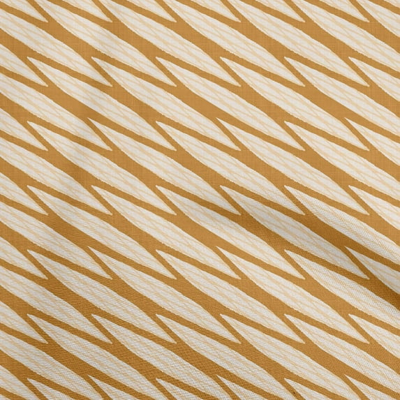 oneOone Georgette Viscose Mustard Yellow Fabric Abstract Stripe Sewing Craft Projects Fabric Prints By Yard 42 Inch Wide