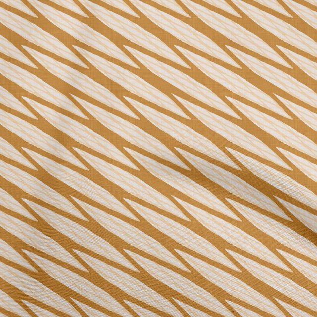 oneOone Polyester Spandex Mustard Yellow Fabric Abstract Stripe Sewing Craft Projects Fabric Prints By Yard 56 Inch Wide