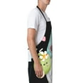 thumbnail image 3 of Vsdgher Summer Gnome,Cute Gnome Waterproof Apron with 2 Pockets Kitchen Chef Aprons Bibs for Grooming Cooking Baking Painting Gardening, 3 of 8