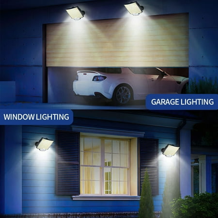 

106 LED Solar Lights Outdoor Garden Yard Motion Sensor Security Wall Lamp