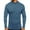 Blue, variant on Men's Long Sleeve Shirt High-neck Bottoming Tops Solid Color Thickened T-shirt