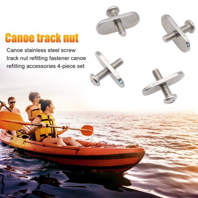 Tornillos Para Kayak Tornillos Para Kayak Juego de 4 tornillos para kayak resistentes a la corrosión M5/M6 perno de montaje en canoa (M5)