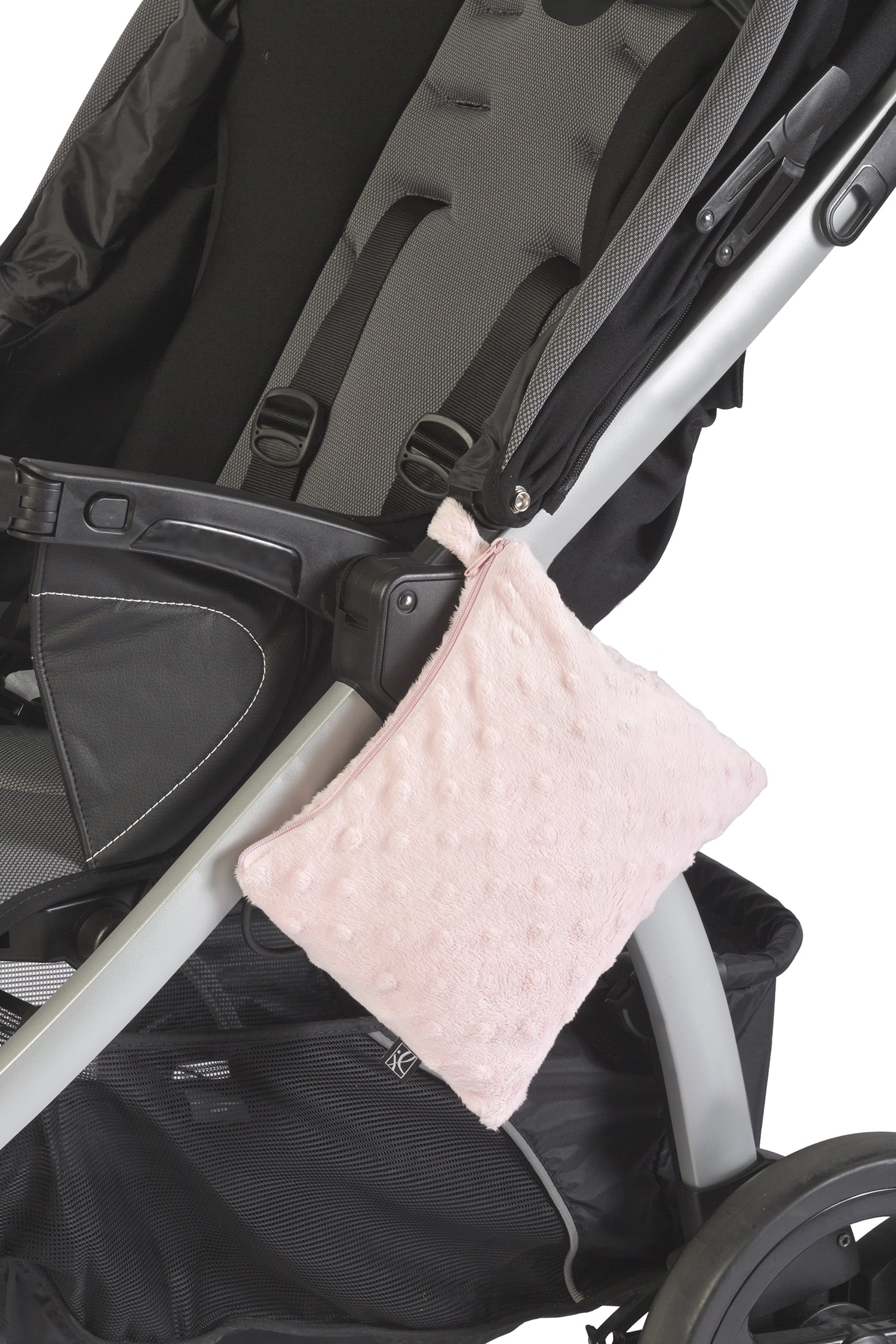 J.L. Childress Cuddle 'N Cover Stroller Blanket - Soft Baby Blanket for Travel, Pink