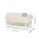 thumbnail image 3 of Herramienta para hacer bloques de hielo | Molde DIY para cubitos de hielo | Tapa de grado alimenticio, a prueba de olores y fugas | Fácil liberación en materiales blandos y duros | Fácil de limpiar, 3 of 7