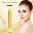 thumbnail image 1 of Beauty Bar Slimming Face Massage Tool T-Shape Vibrating Bar Massager, 1 of 10