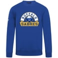 thumbnail image 2 of Men's Levelwear Royal Buffalo Sabres Zane Banner Arch Pullover Sweatshirt, 2 of 3