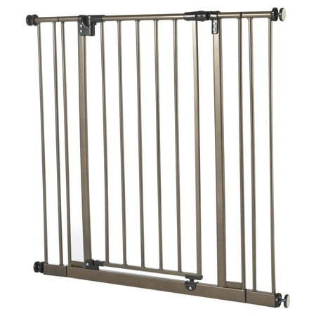 North States Extra Tall Easy Close Hard to Climb Child/ Pet Gate, Bronze | 4912S