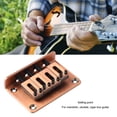 thumbnail image 3 of 4 String Guitar Fixed Bridge Electric Bass Hardtail Saddle Bridge Tool Metal Hardtail Bridge For Ukulele Mandolins, 3 of 8