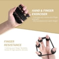 thumbnail image 4 of FLYFE Grip Strength Trainer Kit (5 Pack), Forearm Strengthener, Hand Squeezer Adjustable Resistance, Finger Stretcher, Grip Ring, Relief Ball and Finger Exerciser for Men and Women, Injury Recovery, 4 of 5