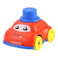 thumbnail image 1 of Red Baby Bath Toy Car For Water And Land Use Spring Drive Floating Vehicle With 360 Degree Spray For Kids, 1 of 4