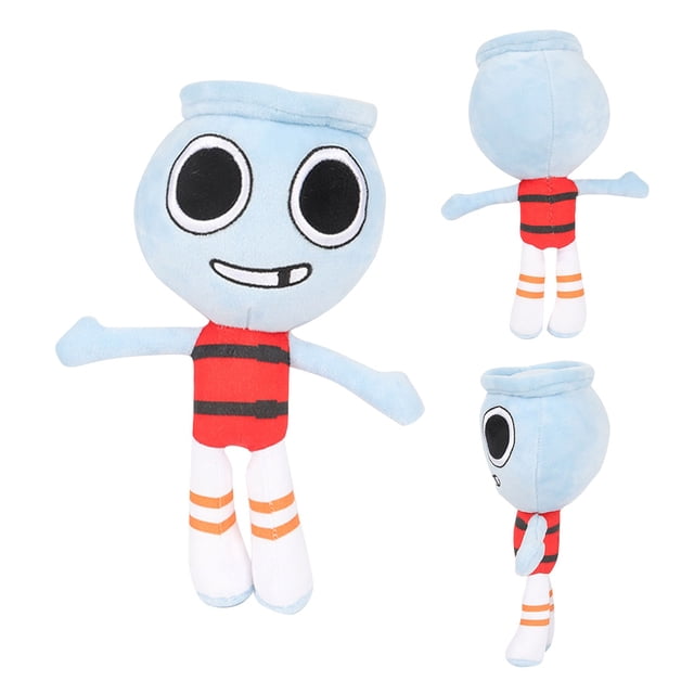 Dandy's World Plush - 8" Finn Plushies Toy for Fans Gift, 2025 New Dandy's World Game Series Stuffed Doll for Kids and Adults, Halloween Christmas Birthday Valentines Choice for Boys Girls