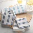thumbnail image 5 of Mainstays 3pk Hand Towels, 100% Soft Cotton, Retro Floral Blue, 5 of 5