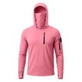 thumbnail image 3 of Rash Guard Shirt for Men UPF 50+ Long Sleeve Sun Shirts Lightweight Sun Protection Rash Guard Hoodie for Fishing Running Hiking, 3 of 7