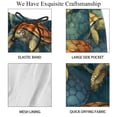 thumbnail image 4 of luoweisi Men's Beach Shorts Quick Dry Swim Trunks with Mesh Lining Sea Turtle L, 4 of 5