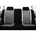 thumbnail image 2 of CalTrend Rear 40/60 Split Back & Solid Cushion Tweed Seat Covers for 2009-2012 Subaru Forester - SU109-08TT Light Grey Insert with Black Trim, 2 of 3
