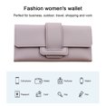 thumbnail image 4 of Carteras para mujer, cartera para mujer con bolsillo con cremallera para monedas, bolsillo con cremallera y ventana de identificación, 4 of 5