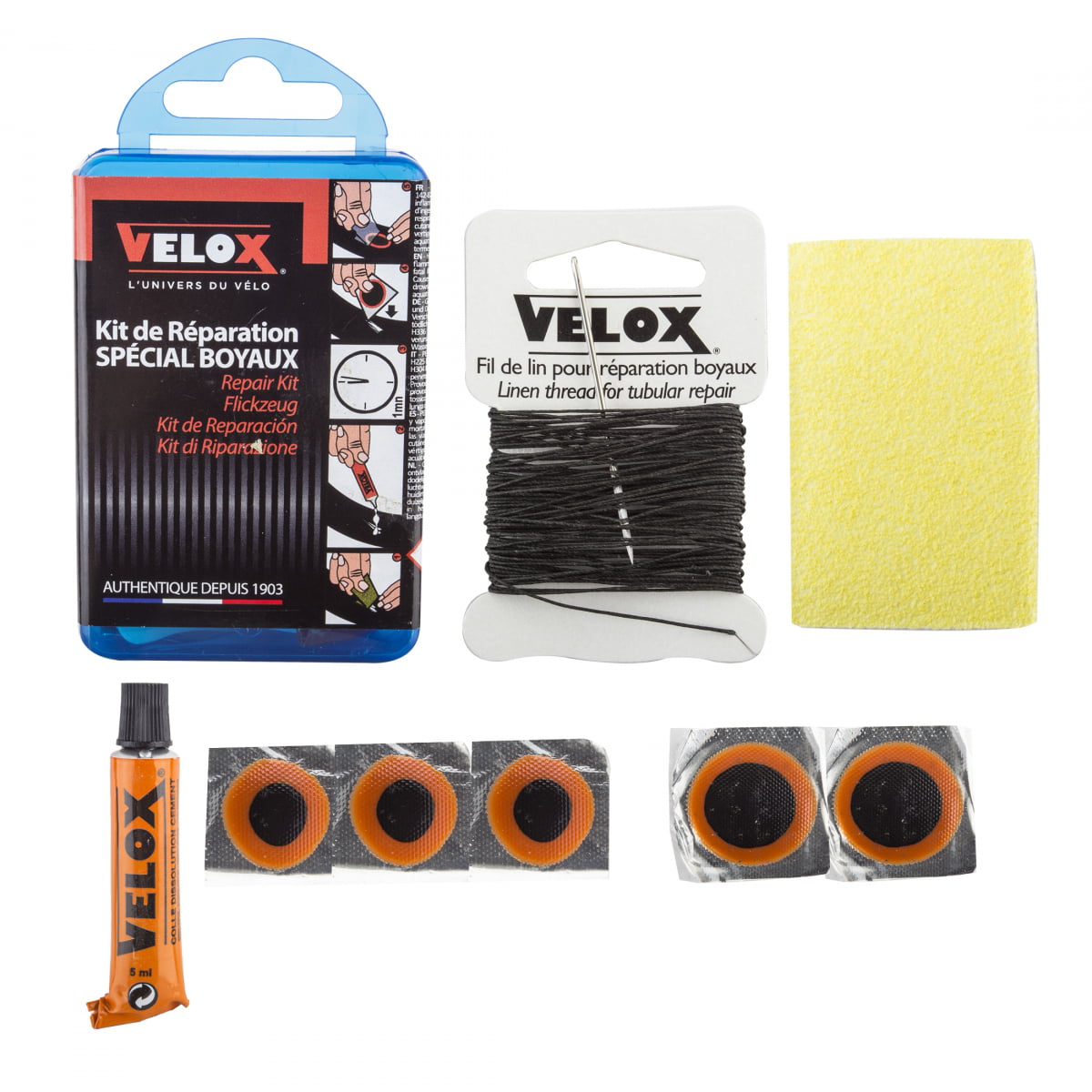 Self Adhesive Puncture Repair Patches 8 Pack Velox 
