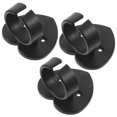 thumbnail image 3 of Adhesive Microphone Clip Black ABS Plastic for Home Use with Sturdy Design 3 Pieces, 3 of 8
