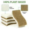 thumbnail image 3 of Esponjas de cocina biodegradables Kickleen, paquete de 9, ecológicas, 3 of 7