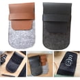 thumbnail image 2 of Yazoeia Felt And PU Leather Watch Pouch Versatile Single Watch Display Case Protective Box For Timepieces Portable Jewelry PU Leather Watch Pouch CJB12-8520, 2 of 9