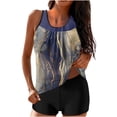 thumbnail image 1 of Traje de Baño de Dos Piezas para Mujeres Traje de Baño Conservador con Correa de Espalda Y Control Del Vientre, Conjuntos Cortos de Playa para Mujeres, 1 of 6