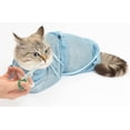 thumbnail image 4 of DagobertNiko Cat Shower Net Bag Grooming Bathing Adjustable Washing Bag Multifunctional Cat Restraint Accessories Prevent Biting Scratching, Nail Trimming, Ears Clean, Keeping Calm, 4 of 4