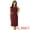 Burgundy, variant on Elegant Round Neck Cap Sleeve Belted Work Sheath Dresses XL Hot Pink