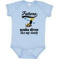 thumbnail image 3 of Inktastic Diving Future Scuba Diver Like Daddy Boys Baby Bodysuit, 3 of 5