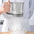 thumbnail image 4 of Flour Sifter, Colander Filter Mesh Sifter Powder Sugar Shaker with Hand Press Design Sifter Cup for Kitchen Baking, 4 of 9