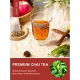 thumbnail image 6 of TeeLux Chai Black Tea, Black Tea with Cinnamon, Ginger, Clove & Star Anise, Mellow & Spicy Flavor, 100 Count, 6 of 8