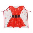 thumbnail image 4 of Coxeer Christmas Kitchen Apron Adjustable Festival Colorful Cooking Apron Party Apron, 4 of 4