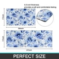 thumbnail image 7 of Pioneer Flower Floral Print Pattern Kitchen Rugs Sets Of 2,Anti Fatigue Kitchen Mat Rugs Non Slip Washable,Decorative Kitchen Floor Mats for Kitchen,Sink,Laundry,17"x30"+17"x47", 7 of 7
