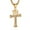 Gold - New, variant on HZMAN CZ Eye of Horus Egypt Protection Pendant Coptic Ankh Cross Religious Stainless Steel Necklace (Gold-New)