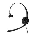 thumbnail image 4 of Auriculares de centro de llamadas con cancelación de ruido de un solo oído, auriculares de negocios ergonómicos ajustables con micrófono, 4 of 10