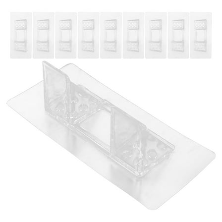 WHAMVOX 12 Pcs Kitchen Cabinet Shelf Brackets Heavy Duty Shelf Support Hardware for Wall Mounted Shelving