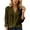 Green, variant on Womens Long Sleeve Button Down Shirt Blouse Casual Winter Solid Color Cardigan Top For Daily Wear Knitted Maternity Sweater, Size S