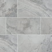 Napa Gray 12 in. x 24 in. Glazed Ceramic Floor and Wall Tile ( 16 sq. ft. / case)