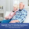 thumbnail image 5 of SIMOLIO Wireless Headphones for TV with Voice Highlighting, Wireless tv headphones with Balance and Tone Controls for Seniors, No Delay, AUX/Optical/RCA, SM-863D2, 5 of 8