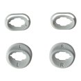 thumbnail image 1 of Replacement Ear Gel Ear Tips for Galaxy Buds Live - Small / Large - Silver (Used), 1 of 1