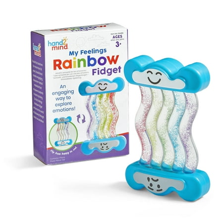 UPC: 0848850117567 | hand2mind Express Your Feelings Rainbow Sensory Fidget Tubes Calm Down Corner Essentials Visual Sensory Toys For Sensory Play