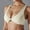 White, variant on Front Sports Bras for Women High Support Seamless Deep V Neck Lingerie Soft Comfortable Back Yoga Workout Bralette