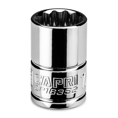UPC: 0886352163521 | Capri Tools 1/2 in. Shallow Socket  3/8 in. Drive  12-point  SAE