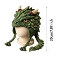 thumbnail image 2 of Handmade Crochet Craft Set Animal Hood Hat DIY Crochet Kit All‑In‑One Handcraft Set for Beginner Crafters Adults Fall Winter Hand‑Making Hobby Project, 2 of 3
